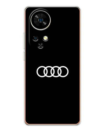 Чохол для Ulefone Note 17 Pro з картинкою «Audi White Logo»