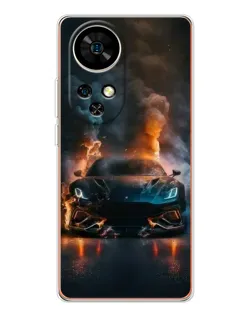Чохол для Ulefone Note 17 Pro з картинкою «Lamborghini димна естетика»