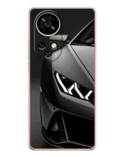 Чохол для Ulefone Note 17 Pro з картинкою «Lamborghini фари деталізація»