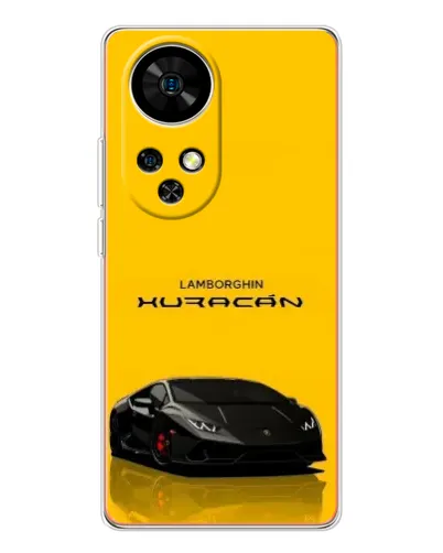 Чохол для Ulefone Note 17 Pro з картинкою «Lamborghini Huracan чорний»