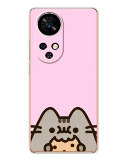 Чехол для Ulefone Note 17 Pro с картинкой «Pusheen и печенье» Чехол для Ulefone Note 17 Pro с картинкой «Pusheen и печенье»