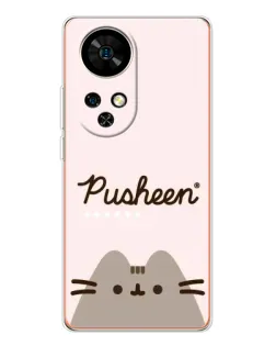 Чохол для Ulefone Note 17 Pro з картинкою «Pusheen логотип»