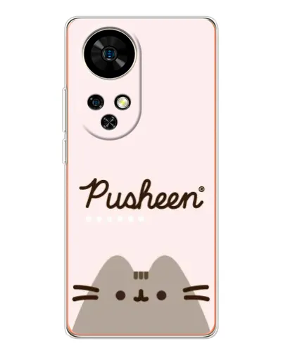 Чохол для Ulefone Note 17 Pro з картинкою «Pusheen логотип» Чохол для Ulefone Note 17 Pro з картинкою «Pusheen логотип»