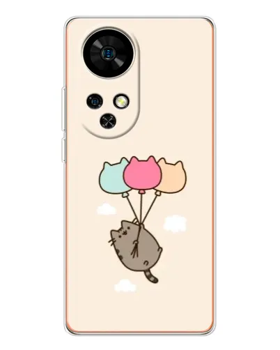 Чехол для Ulefone Note 17 Pro с картинкой «Пушин на шариках» Чехол для Ulefone Note 17 Pro с картинкой «Пушин на шариках»
