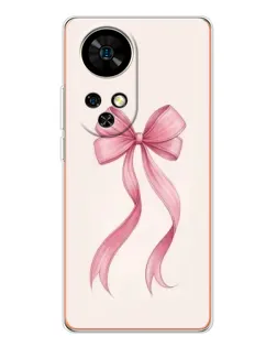 Чехол для Ulefone Note 17 Pro с картинкой «Розовый бант»