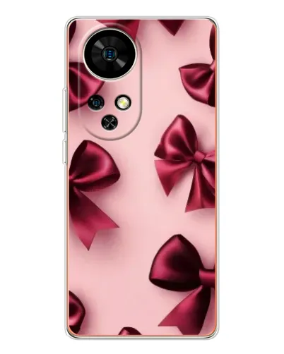 Чохол для Ulefone Note 17 Pro з картинкою «Бордовий атлас»