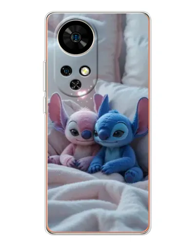 Чехол для Ulefone Note 17 Pro с картинкой «Плюшевые Стич Ангел»