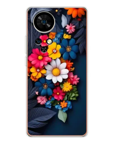 Чохол для Ulefone Note 17 Pro з картинкою «Квіткова феєрія»