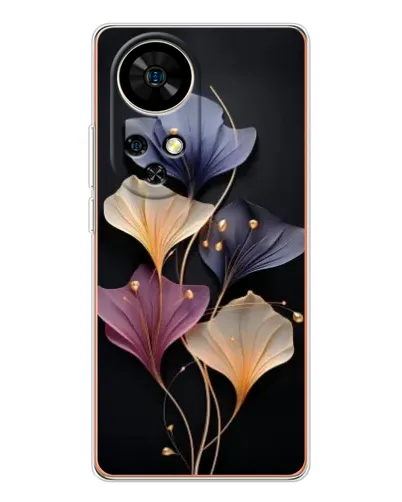Чохол для Ulefone Note 17 Pro з картинкою «Лілові квіти грації»