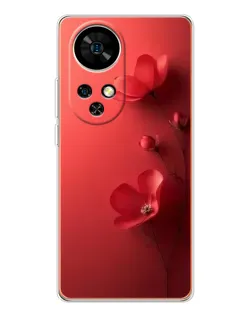 Чохол для Ulefone Note 17 Pro з картинкою «Макові суцвіття»