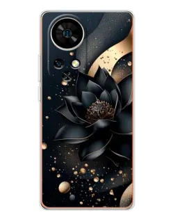 Чохол для Ulefone Note 17 Pro з картинкою «Чорний лотос»