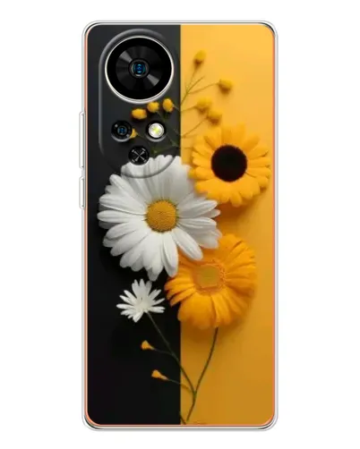 Чохол для Ulefone Note 17 Pro з картинкою «Соняшник та ромашка»