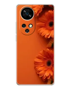 Чохол для Ulefone Note 17 Pro з картинкою «Помаранчеві гербери»