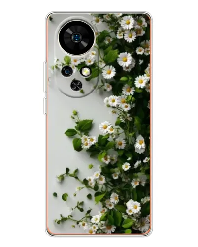Чохол для Ulefone Note 17 Pro з картинкою «Гілка дрібних білих квітів»