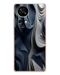 Чохол для Ulefone Note 17 Pro з картинкою «Об'ємні сині складки» Чохол для Ulefone Note 17 Pro з картинкою «Об'ємні сині складки»