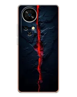 Чохол для Ulefone Note 17 Pro з картинкою «Червона лавова тріщина»