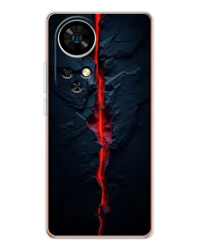 Чохол для Ulefone Note 17 Pro з картинкою «Червона лавова тріщина»