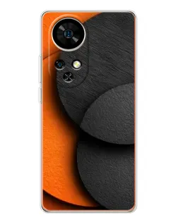 Чохол для Ulefone Note 17 Pro з картинкою «Геометрія помаранчевих кіл»