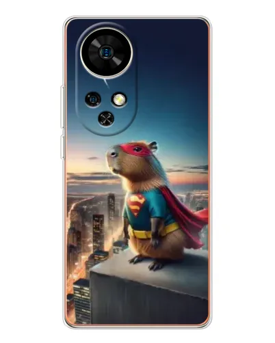 Чехол для Ulefone Note 17 Pro с картинкой «Капи-мен супергерой» Чехол для Ulefone Note 17 Pro с картинкой «Капи-мен супергерой»