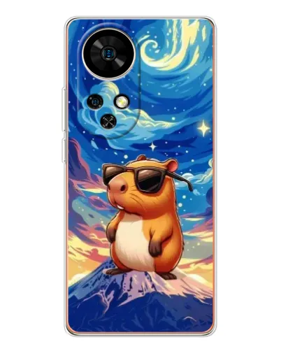 Чехол для Ulefone Note 17 Pro с картинкой «Капибара Ван Гога» Чехол для Ulefone Note 17 Pro с картинкой «Капибара Ван Гога»
