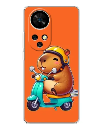 Чехол для Ulefone Note 17 Pro с картинкой «Капибара на скутере» Чехол для Ulefone Note 17 Pro с картинкой «Капибара на скутере»