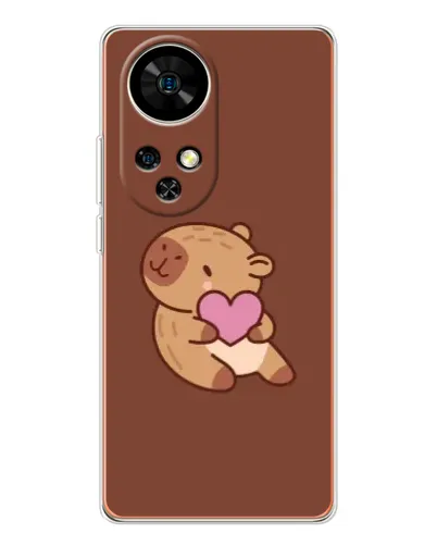 Чехол для Ulefone Note 17 Pro с картинкой «Капибара с сердцем» Чехол для Ulefone Note 17 Pro с картинкой «Капибара с сердцем»