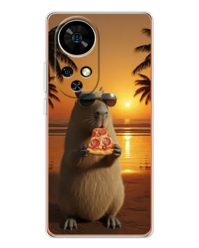 Чехол для Ulefone Note 17 Pro с картинкой «Капибара с пиццей» Чехол для Ulefone Note 17 Pro с картинкой «Капибара с пиццей»