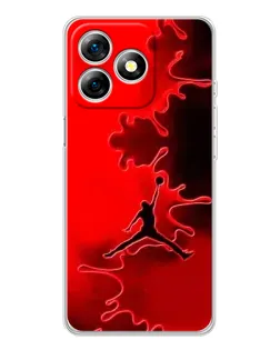 Чехол для Ulefone Note 18 Pro с картинкой «Jordan Red Smoke»