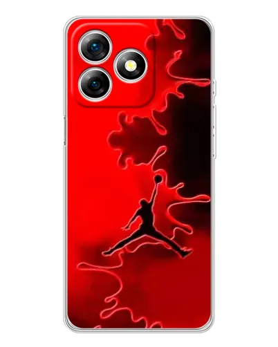 Чехол для Ulefone Note 18 Pro с картинкой «Jordan Red Smoke»