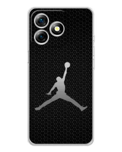 Чехол для Ulefone Note 18 Pro с картинкой «Jordan Dark Carbon»