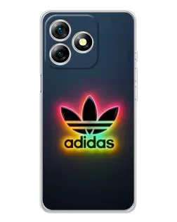 Чехол для Ulefone Note 18 Pro с картинкой «Неоновый Adidas»