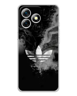 Чехол для Ulefone Note 18 Pro с картинкой «Абстрактный дым Adidas»