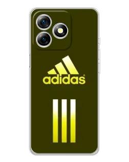 Чехол для Ulefone Note 18 Pro с картинкой «Оливковый градиент Adidas»