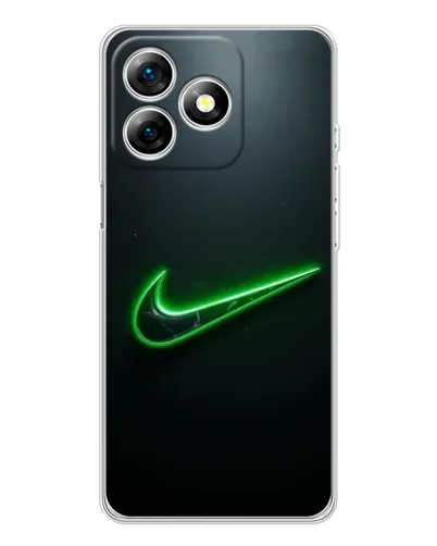 Чехол для Ulefone Note 18 Pro с картинкой «Неоновый контур Nike» Чехол для Ulefone Note 18 Pro с картинкой «Неоновый контур Nike»