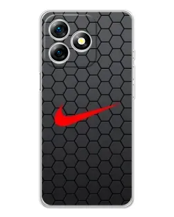 Чехол для Ulefone Note 18 Pro с картинкой «Nike — карбоновая сетка» Чехол для Ulefone Note 18 Pro с картинкой «Nike — карбоновая сетка»