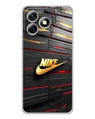 Чехол для Ulefone Note 18 Pro с картинкой «Золотой Nike на металле» Чехол для Ulefone Note 18 Pro с картинкой «Золотой Nike на металле»