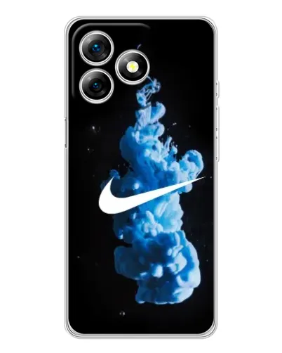 Чехол для Ulefone Note 18 Pro с картинкой «Nike и синий дым» Чехол для Ulefone Note 18 Pro с картинкой «Nike и синий дым»