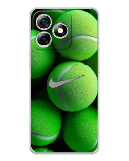 Чехол для Ulefone Note 18 Pro с картинкой «Теннисные мячи Найк»
