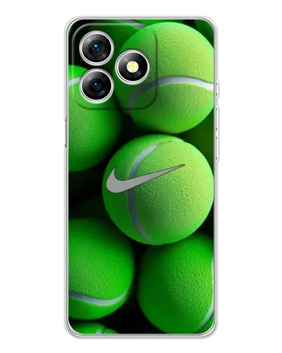 Чехол для Ulefone Note 18 Pro с картинкой «Теннисные мячи Найк» Чехол для Ulefone Note 18 Pro с картинкой «Теннисные мячи Найк»