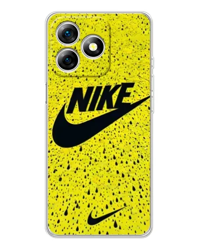 Чехол для Ulefone Note 18 Pro с картинкой «Желтый текстурный Nike» Чехол для Ulefone Note 18 Pro с картинкой «Желтый текстурный Nike»