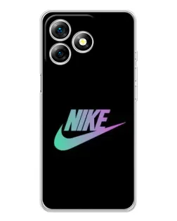 Чехол для Ulefone Note 18 Pro с картинкой «Nike — городская ночь»