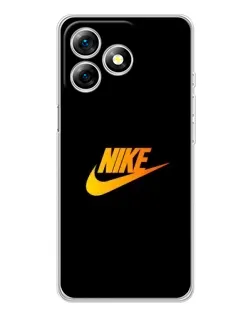Чехол для Ulefone Note 18 Pro с картинкой «Золотой логотип Nike»