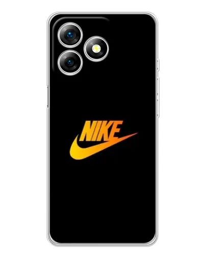 Чехол для Ulefone Note 18 Pro с картинкой «Золотой логотип Nike»