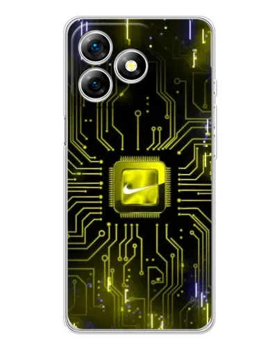 Чехол для Ulefone Note 18 Pro с картинкой «Nike — золотая искра» Чехол для Ulefone Note 18 Pro с картинкой «Nike — золотая искра»