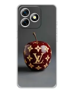 Чехол для Ulefone Note 18 Pro с картинкой «Красное яблоко LV»