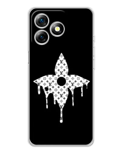 Чехол для Ulefone Note 18 Pro с картинкой «Цветочная монограмма» Чехол для Ulefone Note 18 Pro с картинкой «Цветочная монограмма»