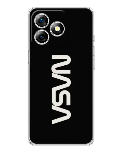 Чехол для Ulefone Note 18 Pro с картинкой «NASA — вертикальный логотип» Чехол для Ulefone Note 18 Pro с картинкой «NASA — вертикальный логотип»