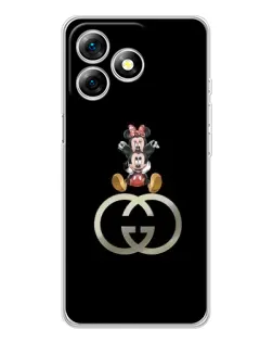 Чехол для Ulefone Note 18 Pro с картинкой «Минни Маус на лого»