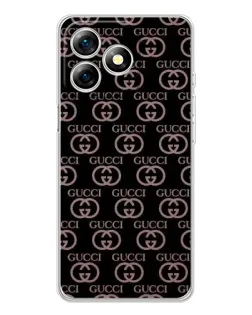 Чехол для Ulefone Note 18 Pro с картинкой «Классическая монограмма Gucci»
