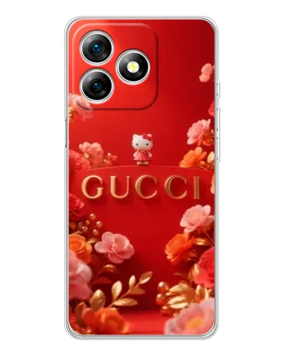 Чехол для Ulefone Note 18 Pro с картинкой «Gucci — золотой сад»